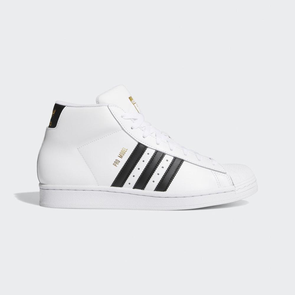 Originals Adidas Pro Model Dama Romania - Albi/Negrii/Aurii FV5722